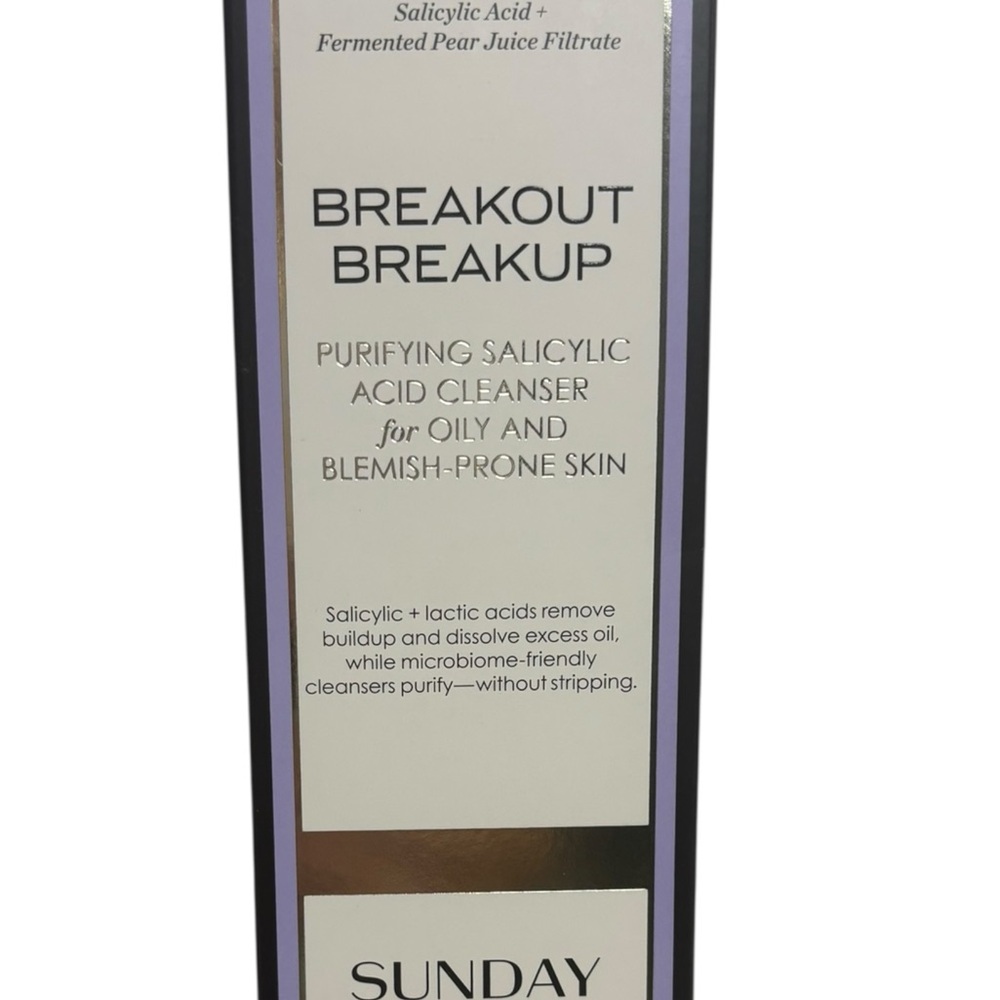 BREAKOUT BREAKUP Purifying Salicylic Acid Cleanser for Oily & Blemish Prone Skin